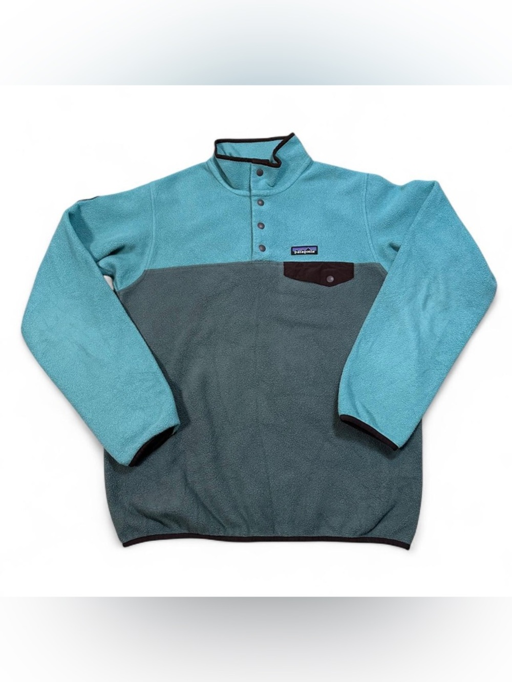Patagonia Synchilla Women’s Conservation Alliance Patch Button Fleece Jacket M